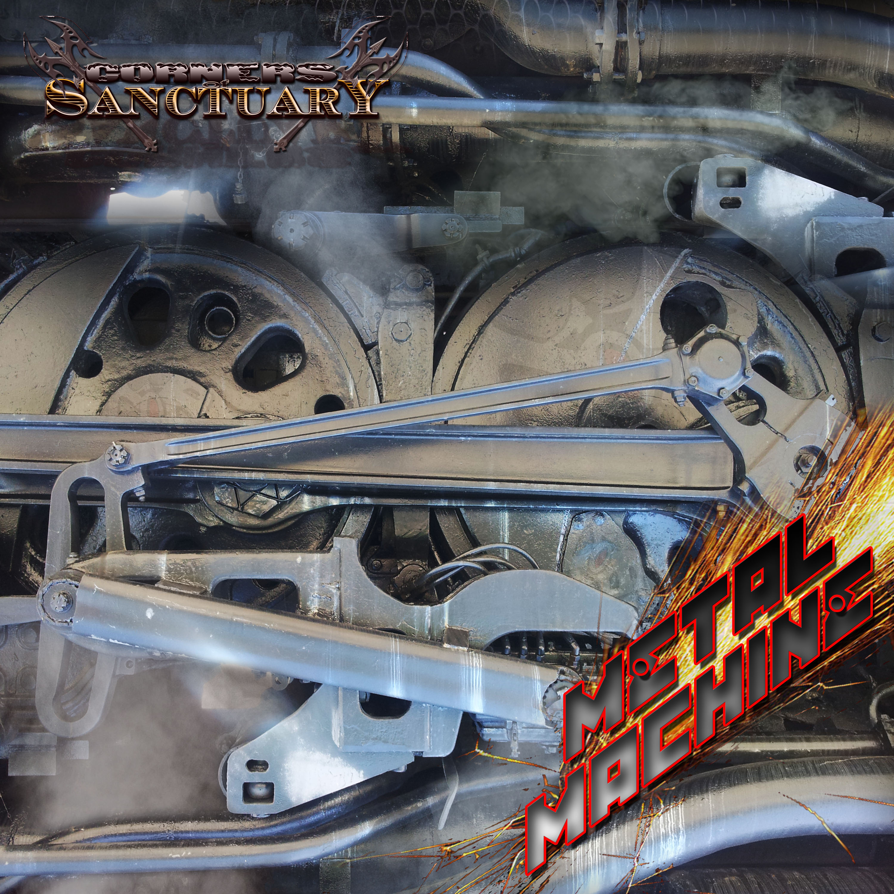 Corners of Sanctuary - Metal Machine CD Artwork