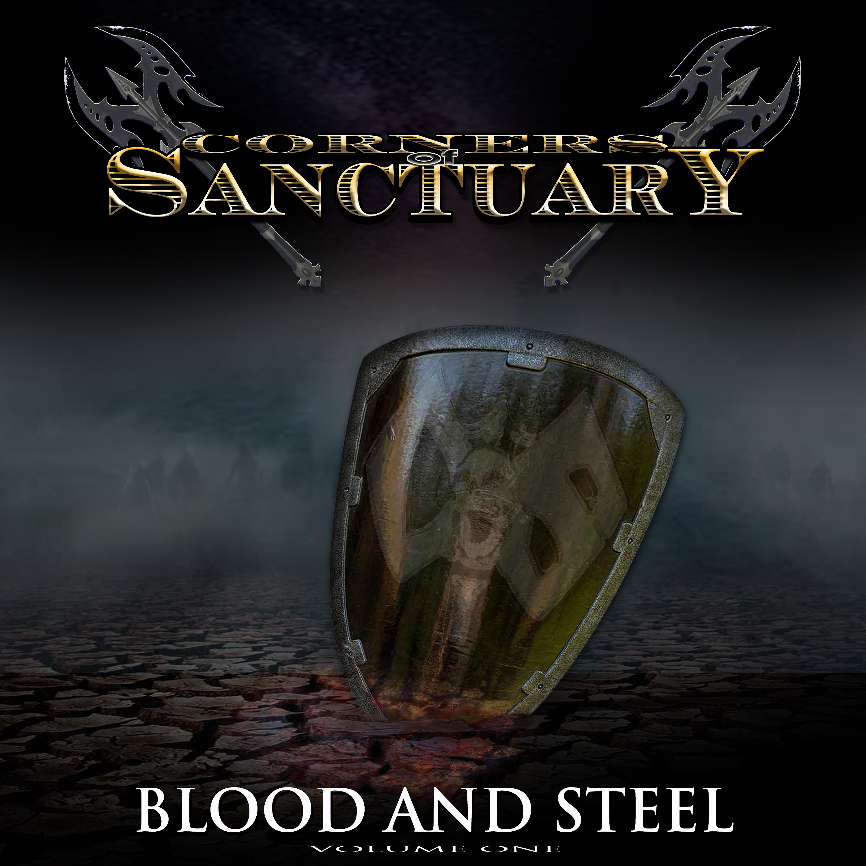 Corners of Sanctuary Blood and Steel volume I EP cover art Jan 2021
