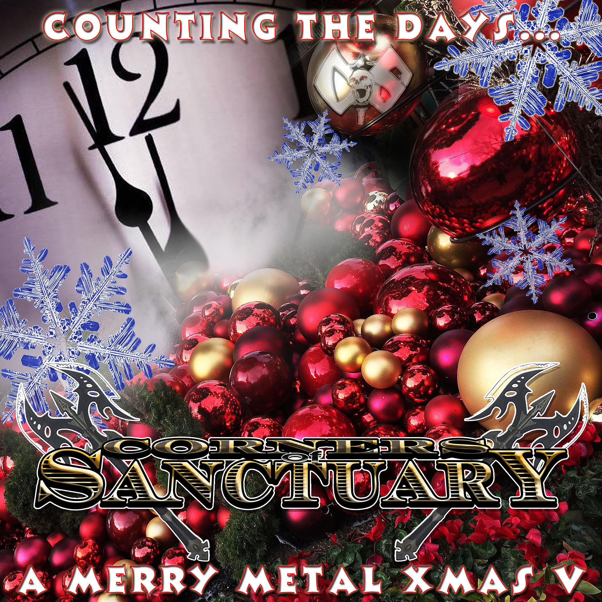 Corners of Sanctuary Counting the Days... A Merry Metal Xmas V cover 2018