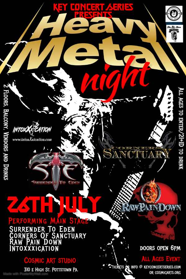 Cosmic Metal Night July 26th