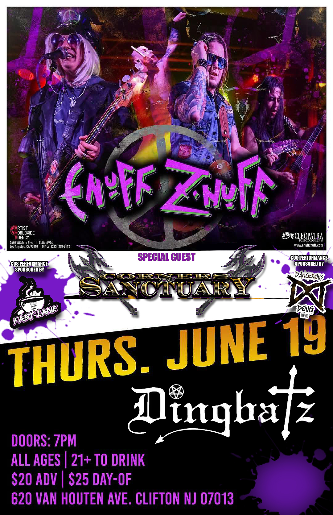 Enuff ZNuff COS June 19 2025 sponsors